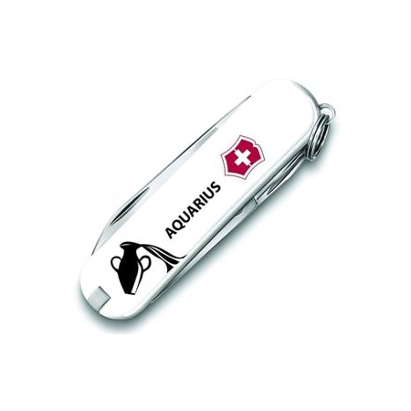 Swiss Army Brands 2019 Victorinox Classic Sd Zodiac Aquarius Bxd VIC-55085.AQU